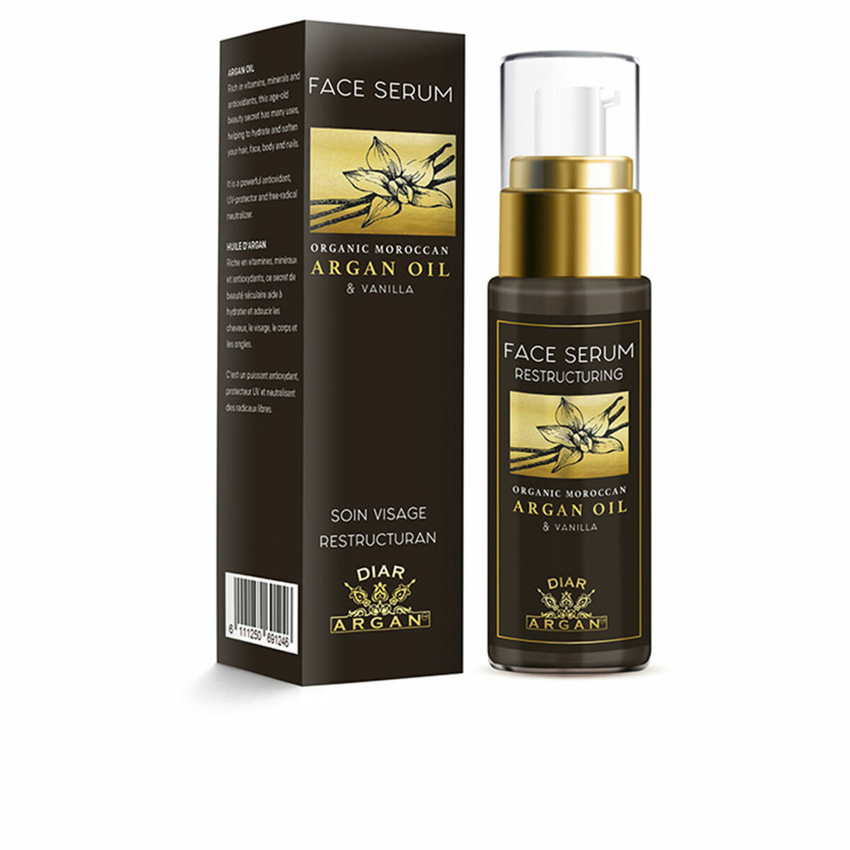 Gezichtsserum Diar Argan 30 ml Vanille Argan
